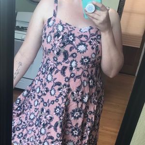 Floral print dress